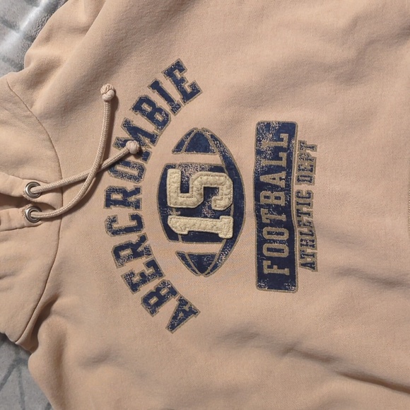 Vtg Y2K Abercrombie Spoof Hoodie Sweatshirt Champion Mens football - Picture 2 of 4